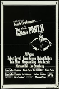 5r0529 GODFATHER PART II 1sh 1974 art of Al Pacino in Francis Ford Coppola classic sequel!