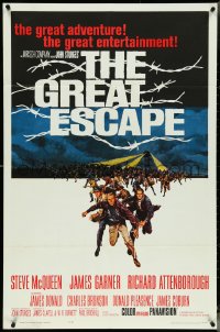 5r0541 GREAT ESCAPE 1sh 1963 Steve McQueen, Charles Bronson, John Sturges classic prison break!