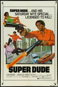 5r0553 HANGUP 1sh R1975 William Elliot is the Super Dude, his job was busting junkies!