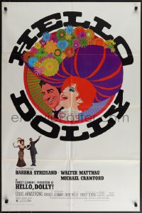 5r0557 HELLO DOLLY 1sh 1969 Barbra Streisand & Walter Matthau by Richard Amsel, Roadshow!