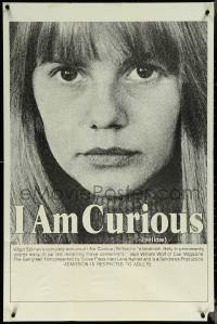 5r0579 I AM CURIOUS YELLOW 1sh 1969 classic landmark early Swedish sex movie, complete & uncut!