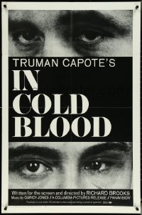 5r0590 IN COLD BLOOD 1sh 1968 Richard Brooks, Robert Blake, Scott Wilson, Truman Capote!