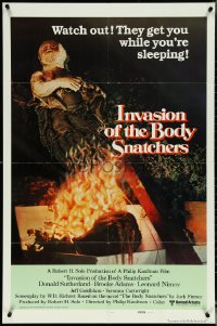 5r0607 INVASION OF THE BODY SNATCHERS int'l style A 1sh 1978 Kaufman remake, cool & different!