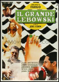 5r0081 BIG LEBOWSKI Italian 1p 1998 Coen Bros cult classic, Jeff Bridges, Julianne Moore, different!