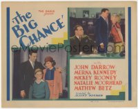 5r1024 BIG CHANCE TC 1933 young Mickey Rooney with John Darrow & Merna Kennedy, ultra rare!