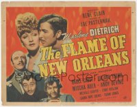 5r1043 FLAME OF NEW ORLEANS TC 1941 Marlene Dietrich, Bruce Cabot, directed by Rene Clair!