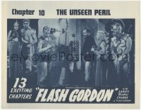 5r1229 FLASH GORDON chapter 10 LC R1940s Buster Crabbe, Jean Rogers, best serial, The Unseen Peril!