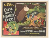 5r1234 FUN & FANCY FREE LC #5 1947 Walt Disney, Mickey Mouse, giant cartoon bear threatening cubs!