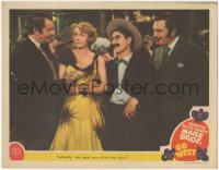 5r1243 GO WEST LC 1940 two men tell pretty Diana Lewis to take good care of Groucho Marx!