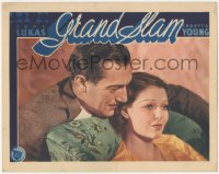 5r1245 GRAND SLAM LC 1933 romantic portrait of Loretta Young & husband Paul Lukas, ultra rare!