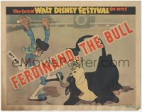 5r1249 GREAT WALT DISNEY FESTIVAL OF HITS LC 1940 cartoon art of matador & Ferdinand the Bull!