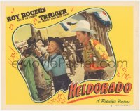 5r1259 HELDORADO LC #2 1946 Roy Rogers laughs at future wife Dale Evans flirting with Gabby Hayes!