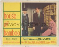 5r1271 HOUSE OF BAMBOO LC #5 1955 Sam Fuller, Robert Ryan, Robert Stack, sexy Shirley Yamaguchi!