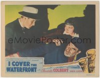 5r1280 I COVER THE WATERFRONT LC R1941 Claudette Colbert, Ben Lyon, Ernest Torrence, ultra rare!