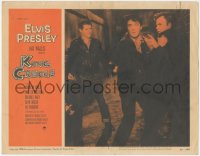 5r1307 KING CREOLE LC #1 1958 c/u of troubled tough Elvis Presley fighting in alley with Vic Morrow!