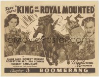 5r1054 KING OF THE ROYAL MOUNTED chapter 3 TC 1940 Allan Lane Canadian Mountie serial, Boomerang!