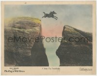 5r1311 KING OF WILD HORSES LC 1924 Hal Roach, Rex the Wonder Horse leaping for freedom, rare!