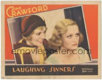 5r1324 LAUGHING SINNERS LC 1931 extreme c/u of concerned Joan Crawford & Marjorie Rambeau, rare!