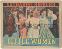 5r1335 LITTLE WOMEN LC 1933 Katharine Hepburn, Joan Bennett, Jean Parker & Frances Dee say goodbye!