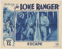 5r1337 LONE RANGER chapter 12 LC 1938 Chief Thundercloud as Tonto with the masked hero, Escape!