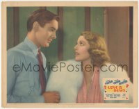 5r1344 LOVE IS NEWS LC 1937 romantic close up of young Tyrone Power & pretty Loretta Young!