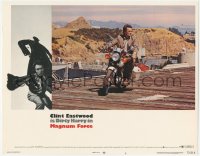 5r1349 MAGNUM FORCE LC #3 1973 Clint Eastwood is Dirty Harry riding motorcycle on waterfront!