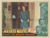 5r1357 MASKED MARVEL chapter 1 LC 1943 Republic serial, Tom Steele is The Masked Crusader, rare!