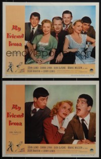 5r1692 MY FRIEND IRMA 2 LCs 1949 first Dean Martin & Jerry Lewis, wacky images, sexy Marie Wilson!