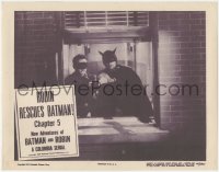 5r1366 NEW ADVENTURES OF BATMAN & ROBIN chapter 5 LC 1949 costumed Lowery & Duncan in window!