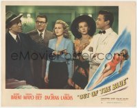 5r1375 OUT OF THE BLUE LC #4 1947 Turhan Bey, Virginia Mayo, George Brent, Ann Dvorak & Lane, rare!