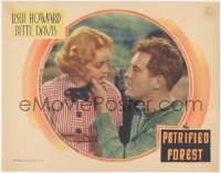 5r1381 PETRIFIED FOREST LC 1936 great c/u of Bette Davis staring sadly at Dick Foran, ultra rare!