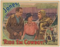 5r1400 RIDE 'EM COWBOY LC 1936 Buck Jones wearing racing gear by Luana Walters & Donald Kirke, rare!