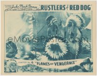 5r1406 RUSTLERS OF RED DOG chapter 6 LC 1935 Native American Indians, Flames of Vengeance!