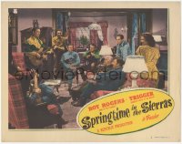 5r1433 SPRINGTIME IN THE SIERRAS LC #5 1947 Roy Rogers, Bob Nolan & The Sons of the Pioneers, rare!