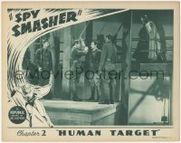 5r1435 SPY SMASHER chapter 2 LC 1942 costumed Kane Richmond rescues man about to hang, Human Target!