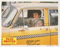 5r1448 TAXI DRIVER LC #2 1976 best close up of Robert De Niro in cab in Martin Scorsese classic!