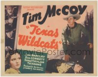 5r1094 TEXAS WILDCATS TC 1939 great image of western cowboy Tim McCoy, Joan Barclay, ultra rare!