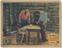 5r1494 TRAIL BEYOND LC R1930s young John Wayne & Noah Beery Jr. find skeleton in cabin, rare!