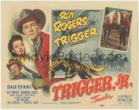 5r1101 TRIGGER JR. TC 1950 Roy Rogers & Trigger, Dale Evans, The Riders of the Purple Sage!