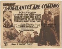 5r1107 VIGILANTES ARE COMING chapter 9 TC 1936 Bob Livingston western seria, Arrow's Flight!