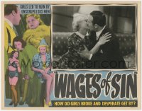 5r1515 WAGES OF SIN LC R1940s girls who are broke and desperate led to ruin by unscrupulous men!