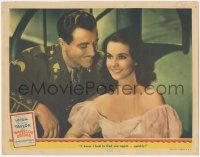 5r1519 WATERLOO BRIDGE LC 1940 Robert Taylor in uniform looks lovingly at pretty Vivien Leigh, rare!