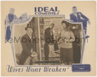 5r1535 WIVES WON'T WEAKEN LC 1928 Clem Beauchamp tells man not to jump ten stories, ultra rare!