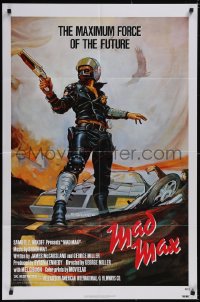 5r0690 MAD MAX 1sh 1980 George Miller post-apocalyptic classic, different art of Mel Gibson!