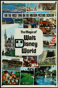 5r0691 MAGIC OF WALT DISNEY WORLD 1sh 1972 great theme park scenes for the first time on screen!