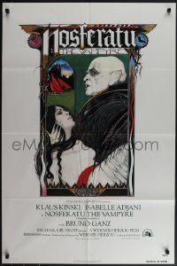 5r0742 NOSFERATU THE VAMPYRE 1sh 1979 Werner Herzog, Palladini art of vampire Klaus Kinski!