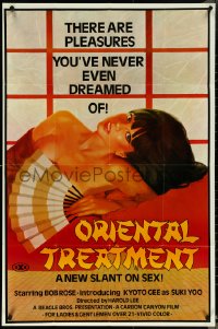 5r0762 ORIENTAL TREATMENT 25x38 1sh 1977 pleasures you've never even dreamed of, a new slant on sex!