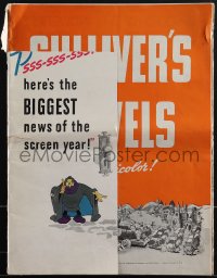 5r0033 GULLIVER'S TRAVELS pressbook 1939 classic fantasy cartoon by Dave Fleischer, ultra rare!