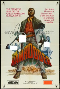 5r0815 RAMRODDER 1sh 1969 the definitive film of the Great American sexplosion, sexy western art!