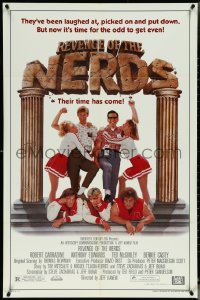 5r0827 REVENGE OF THE NERDS 1sh 1984 Robert Carradine & Anthony Edwards get even with jocks!